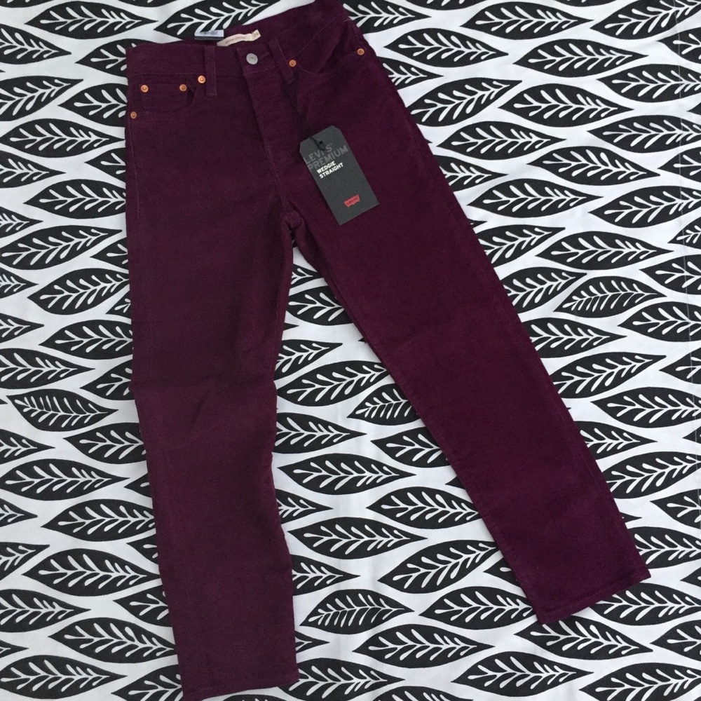 ☮️ High Rise Corduroy Vintage Wedgie Fit Levi’s - Picture 3 of 8